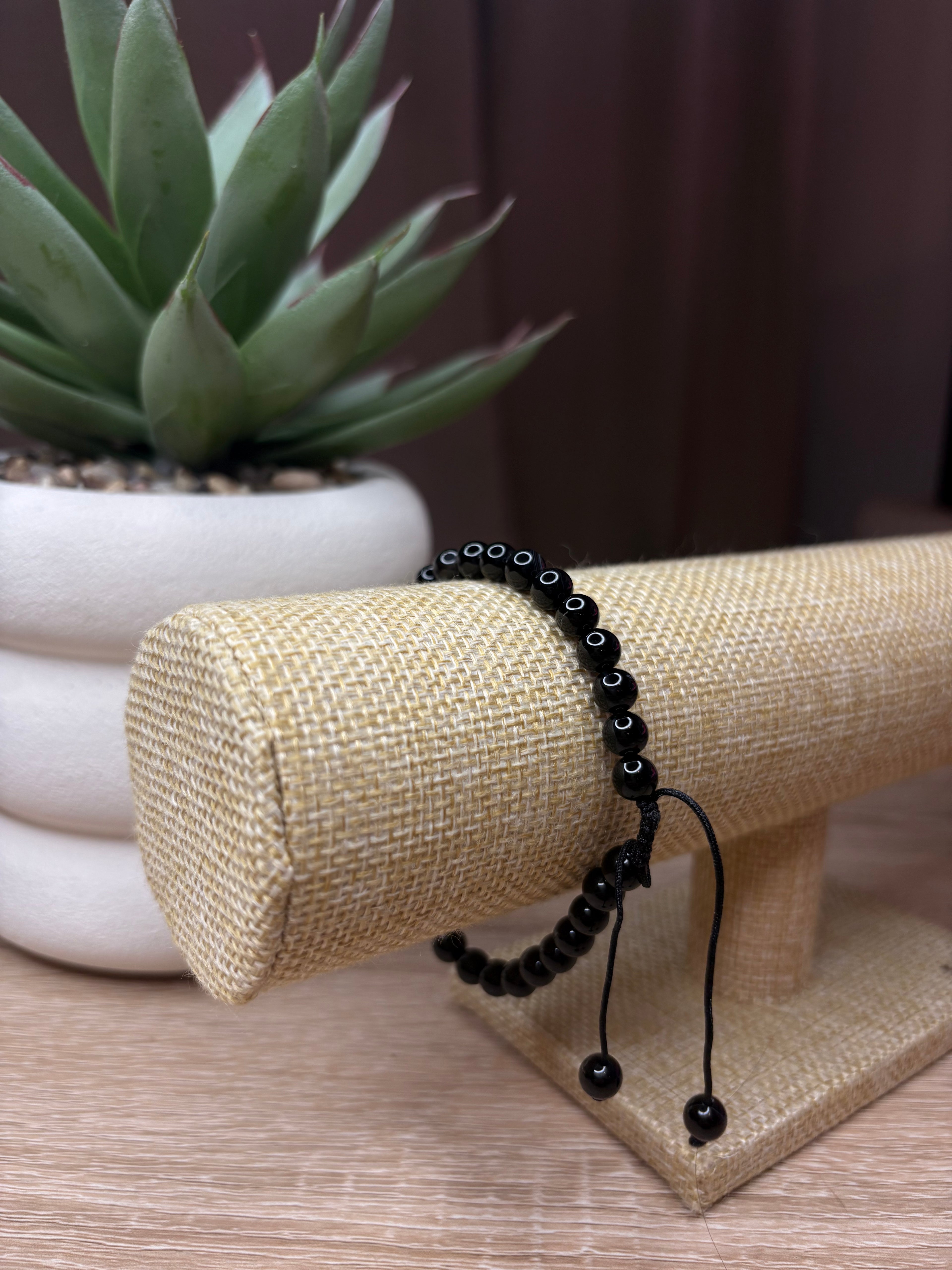 Bracelet Homme Élya - Howlite, Onyx (6mm et 8mm)