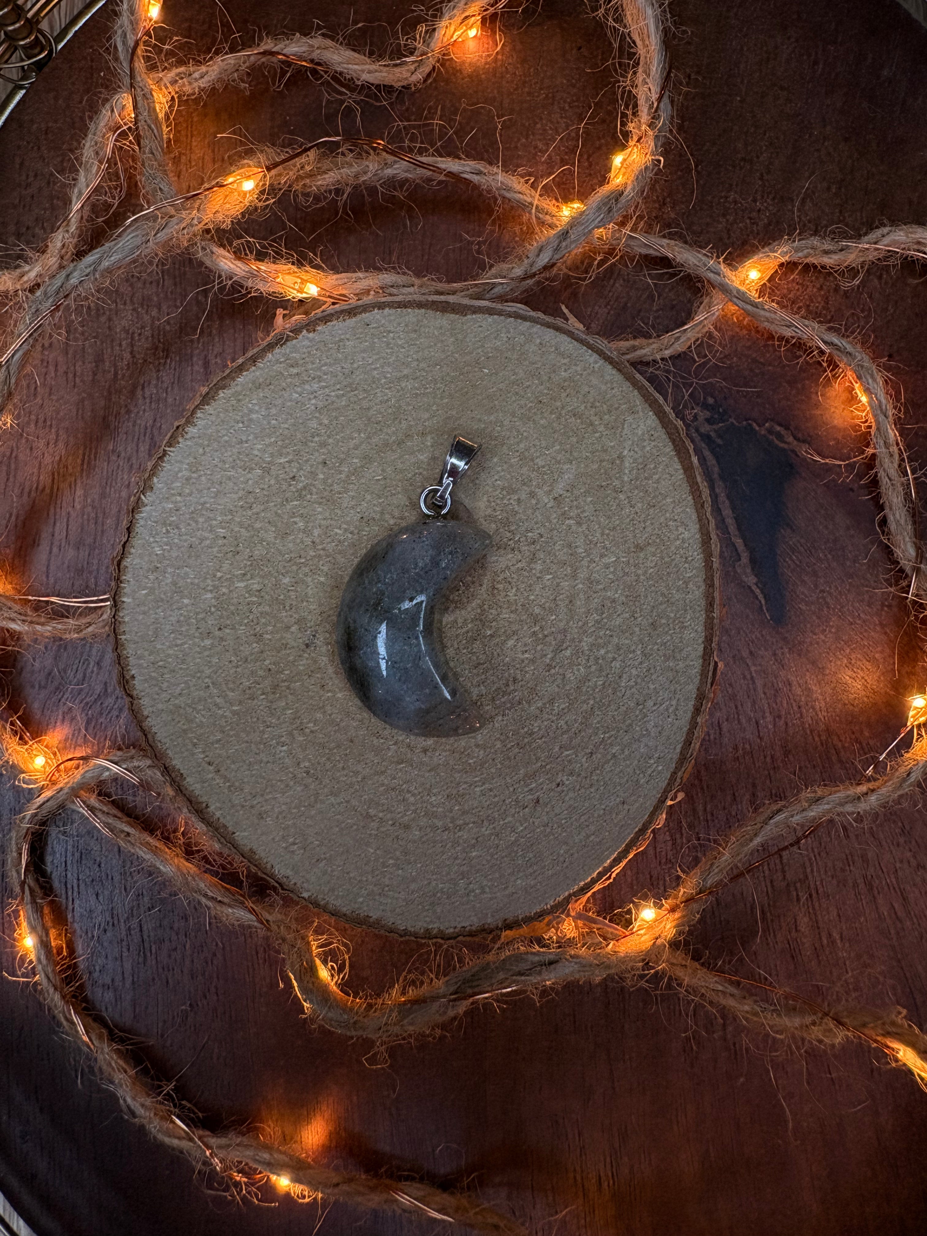 Collier Lune - Labradorite