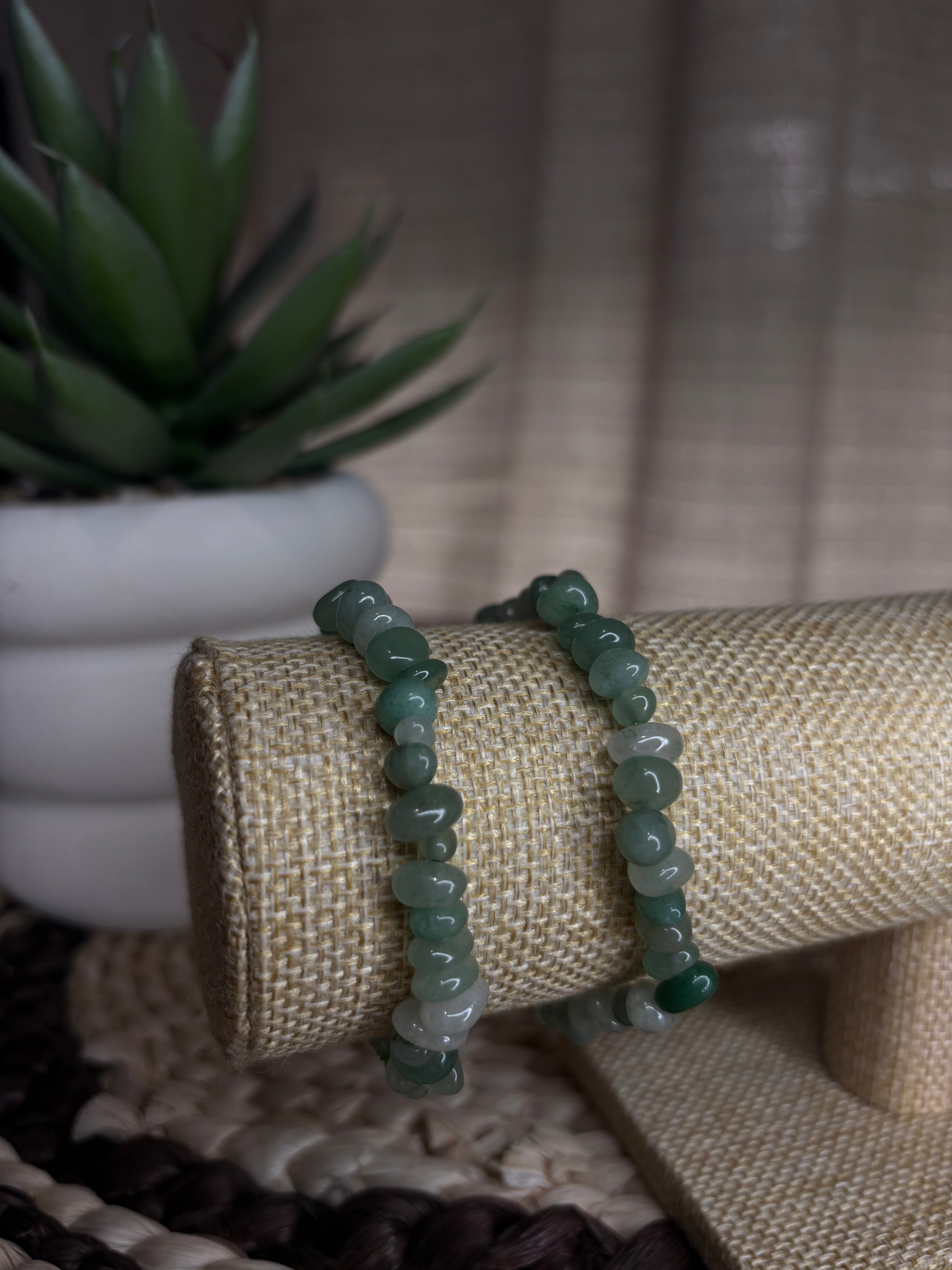 Bracelet Céleste - Aventurine Verte