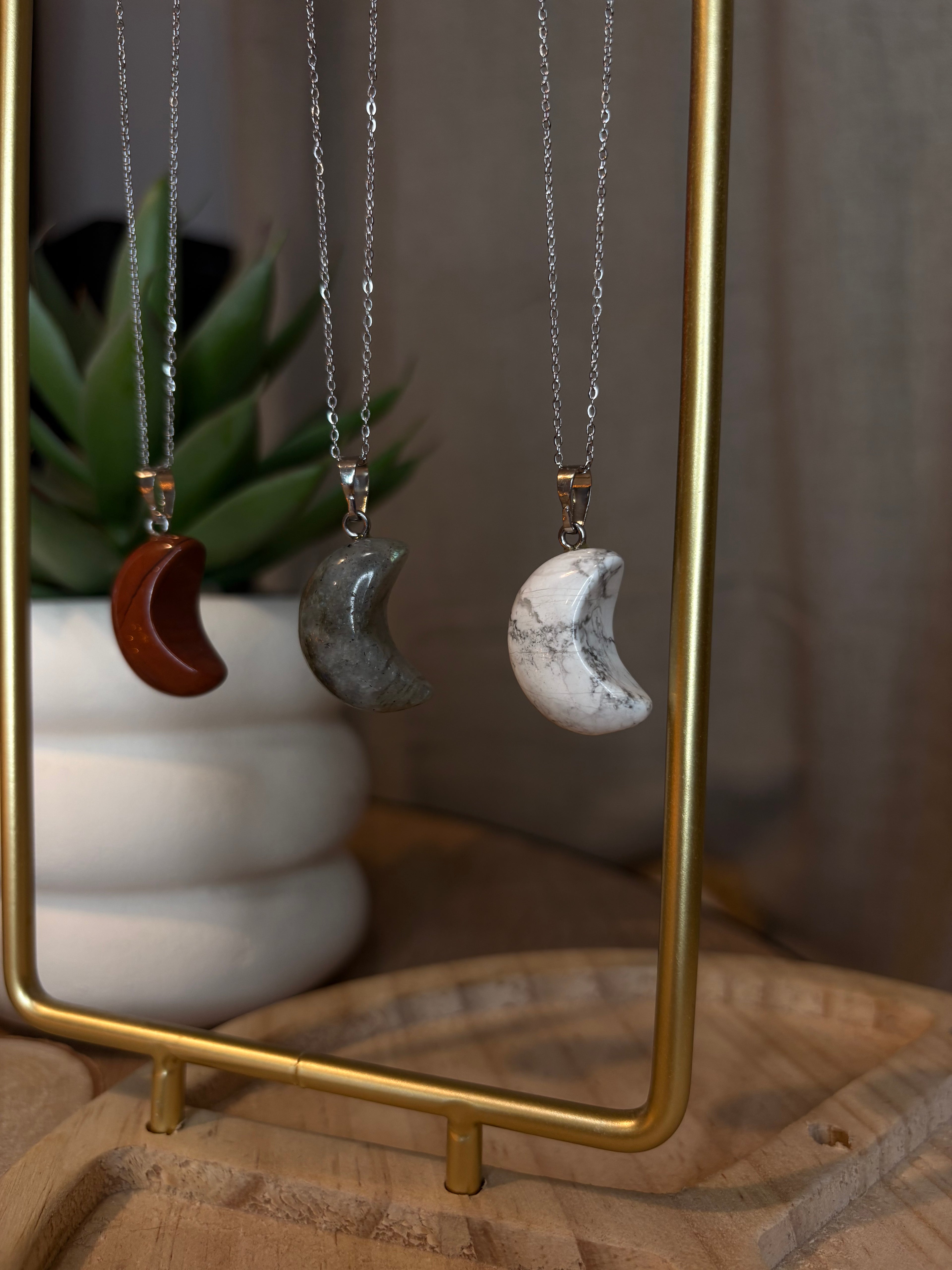 Collier Lune - Labradorite