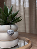 Porte-clés Cœur – Howlite