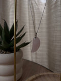 Collier Aile - Quartz Rose