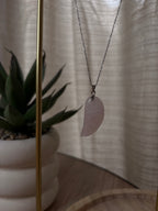 Collier Aile - Quartz Rose