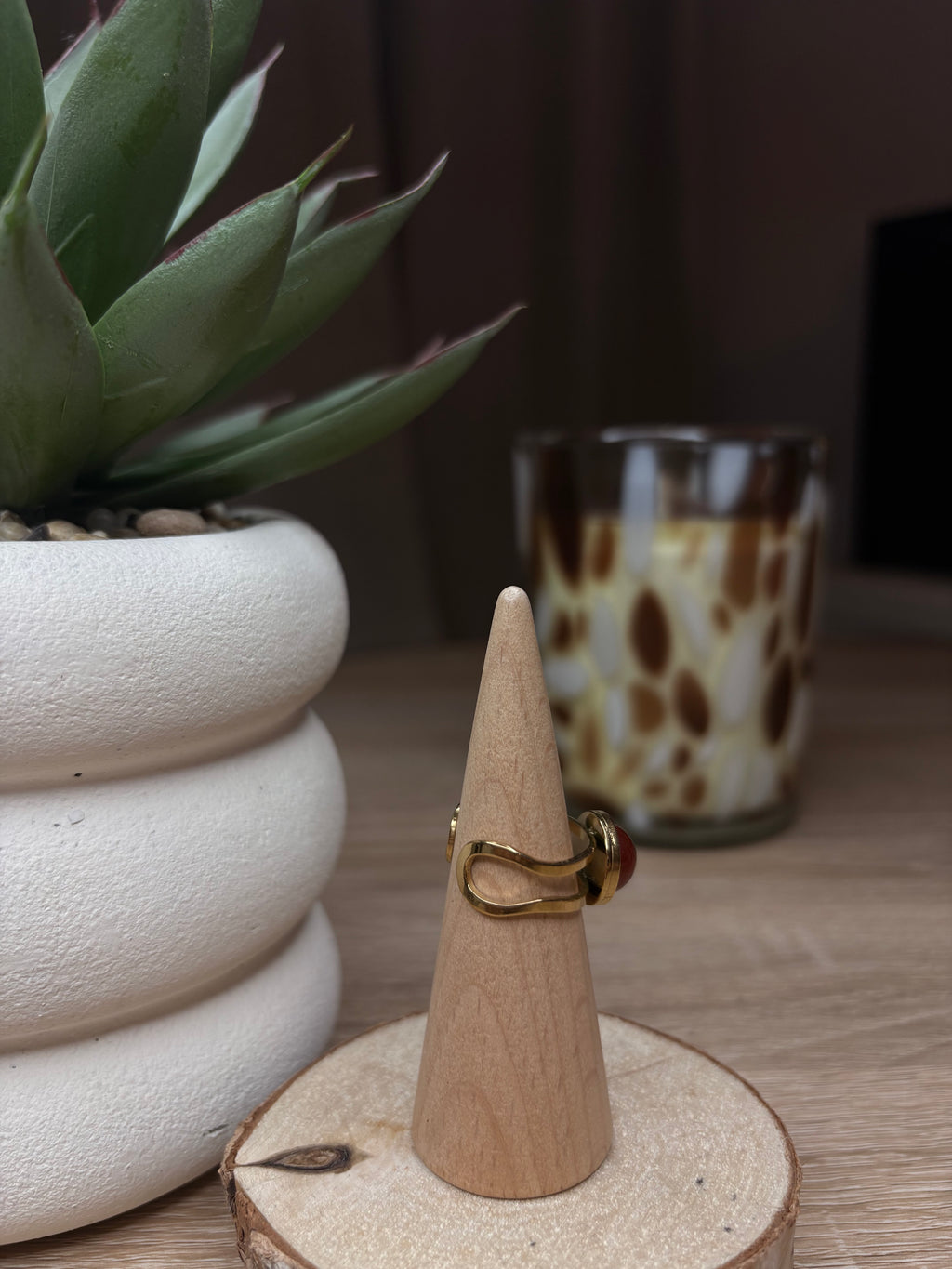 Bague Gaïa - Cornaline