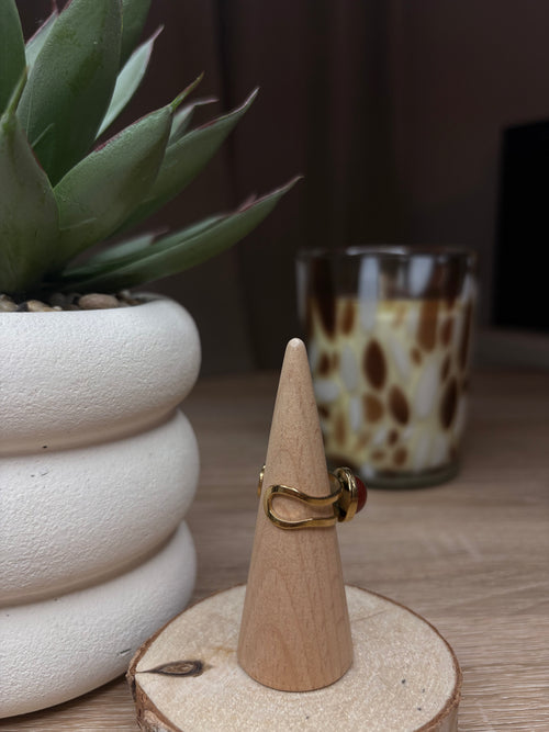 Bague Gaïa - Cornaline