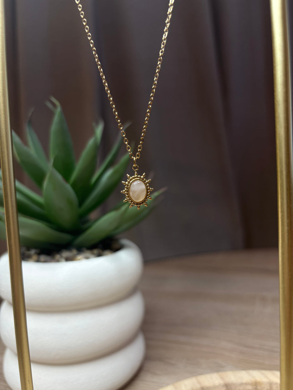Collier Althéa - Quartz Rose