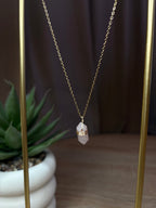 Collier Isis - Quartz Rose