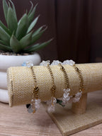 Bracelet Astrée - Cristal De Roche, Quartz Rose, Quartz Hématoide