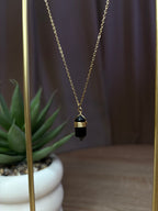 Collier Isis - Obsidienne Noire