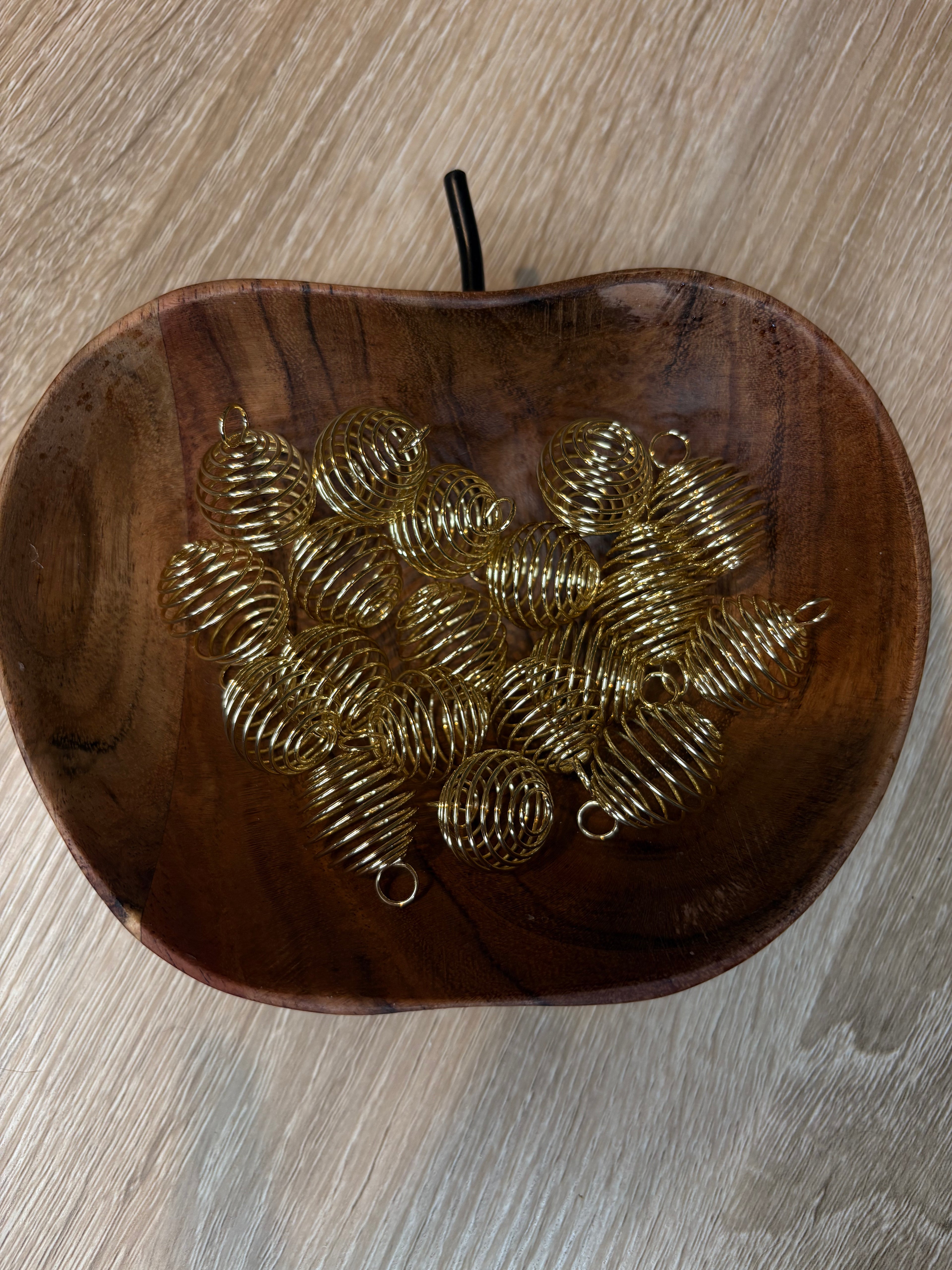 Laiton spiralé pour pierres – Pendentif personnalisable