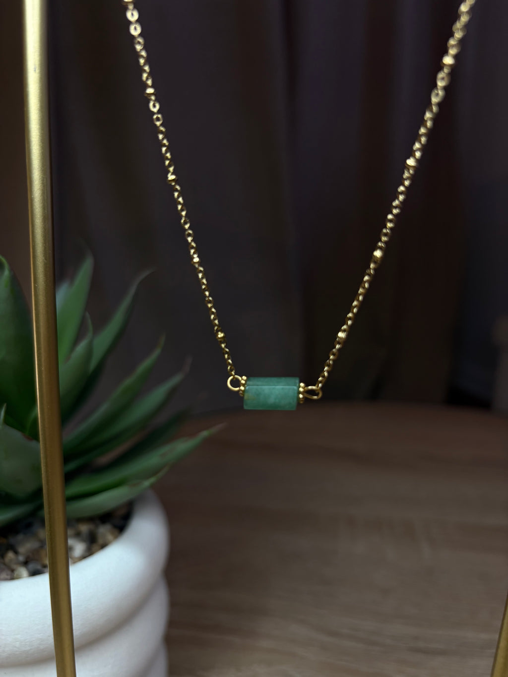 Collier Soléa - Aventurine Verte