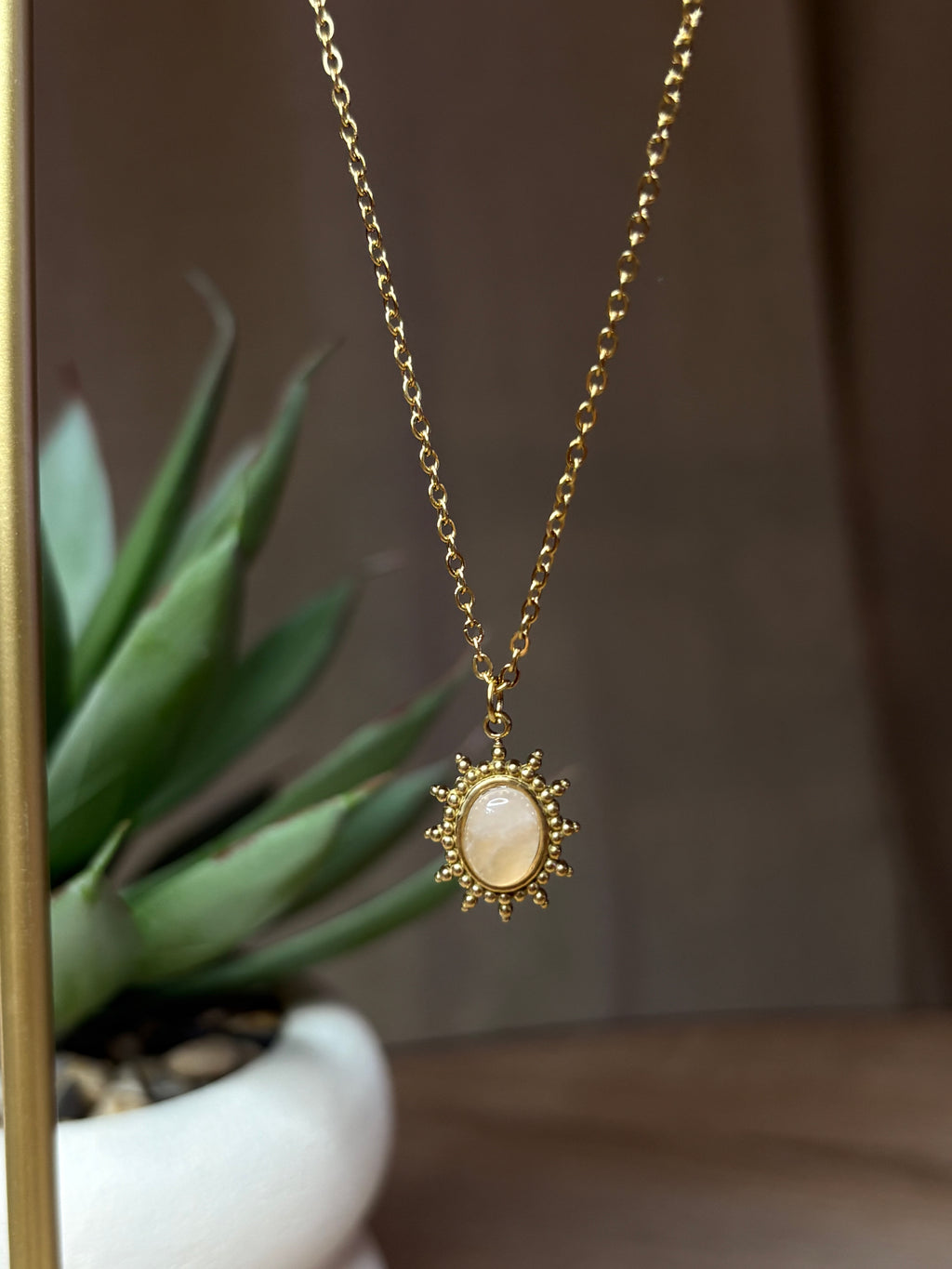Collier Althéa - Quartz Rose