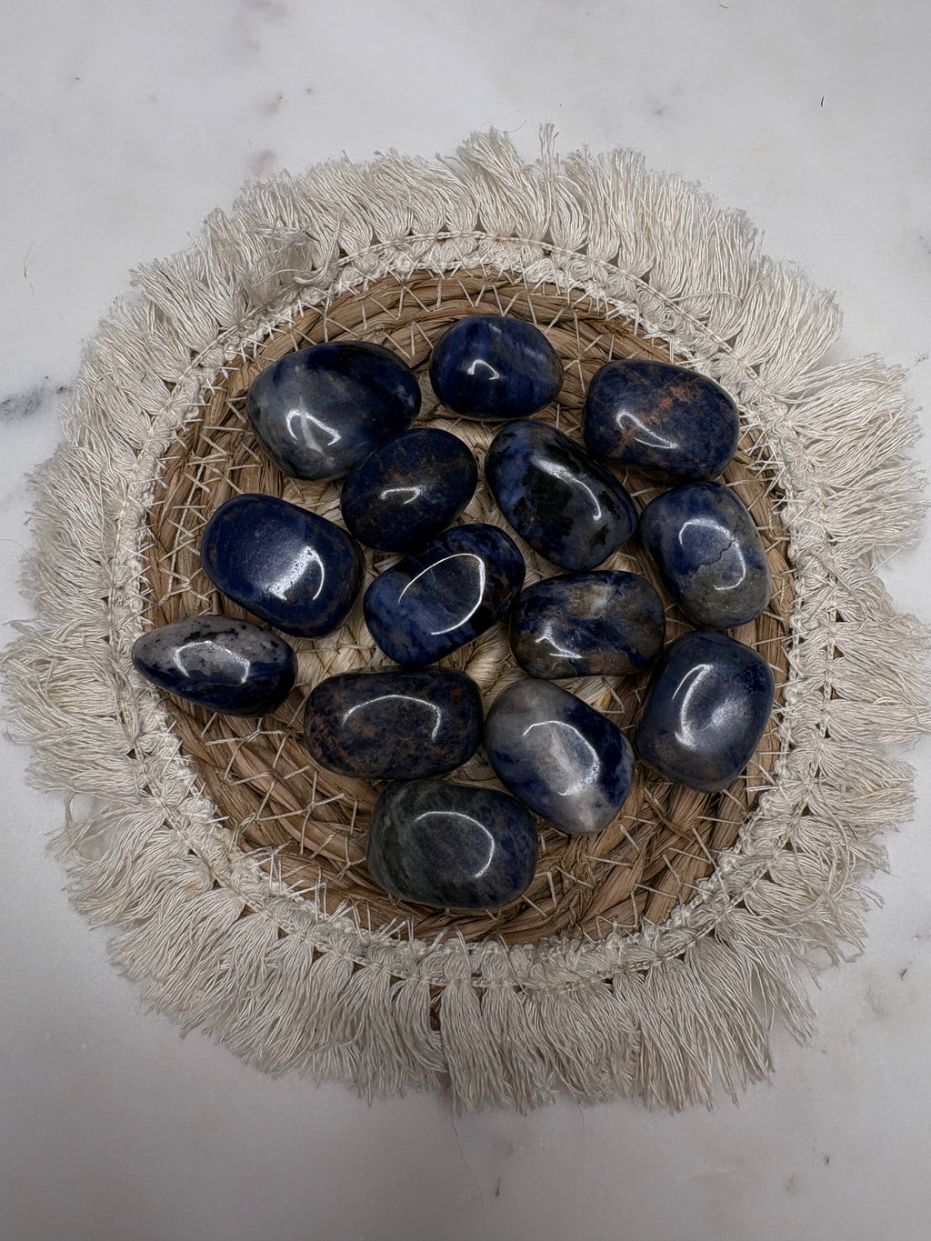 Pierre roulée - Sodalite