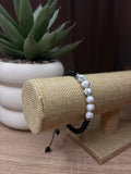 Bracelet Homme Élya - Howlite, Onyx (6mm et 8mm)