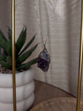 Collier Pierre Brut - Améthyste