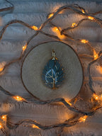 Collier Goutte Dorée - Aventurine Verte