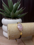 Bracelet Séléné - Quartz Rose